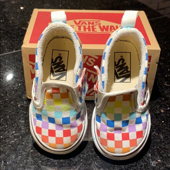 Other - Vans slip-on checkerboard sneaker size 5 toddler